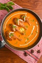 Butter chicken curry spicy Indian non veg food Punjab Royalty Free Stock Photo