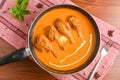 Butter chicken curry spicy Indian non vegetarian food Royalty Free Stock Photo