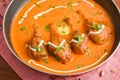 Butter chicken curry spicy Indian non vegetarian food Punjab Royalty Free Stock Photo