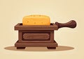 Butter Churn Illustration Royalty Free Stock Photo
