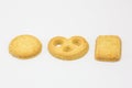 Butter cookie biscuit Royalty Free Stock Photo