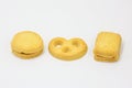 Butter cookie biscuit Royalty Free Stock Photo