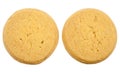 Butter cookies isolated