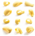 Butter curl isolated Royalty Free Stock Photo