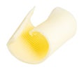 Butter curl or roll, clipping paths Royalty Free Stock Photo