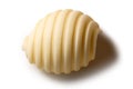 Butter curl or roll, paths Royalty Free Stock Photo