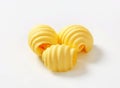 Butter curls Royalty Free Stock Photo