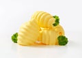 Butter curls Royalty Free Stock Photo