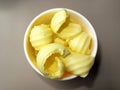 Butter curls Royalty Free Stock Photo