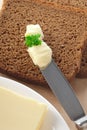 Butter On Dark Bread