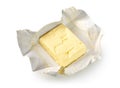Butter isolated (Path) Royalty Free Stock Photo
