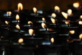 Butter lamps in Tibet Royalty Free Stock Photo