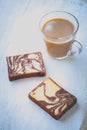 Butter marble cake Royalty Free Stock Photo