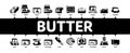 Butter Or Margarine Minimal Infographic Banner Vector