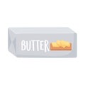 butter, milk dairy product cartoon icon