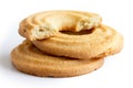 Butter ring biscuit. Royalty Free Stock Photo