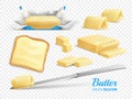 Butter Realistic Set