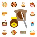 Buttered, marmite, toast icon. International Food icons universal set for web and mobile