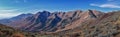 Butterfield Peak views of Oquirrh range toward Provo, Tooele, Utah Lake and Salt Lake County by Rio Tinto Bingham Copper Mine, in