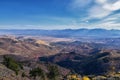 Butterfield Peak views of Oquirrh range toward Provo, Tooele, Utah Lake and Salt Lake County by Rio Tinto Bingham Copper Mine, in