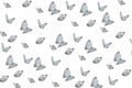 Butterflies abstract background Royalty Free Stock Photo