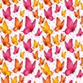 Butterflies seamless pattern