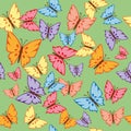Butterflies Seamless Texture