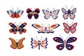 Butterflies set