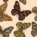 Butterflies in zentagle style