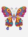 Butterfly abstract colorfully Royalty Free Stock Photo