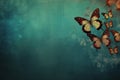 Butterfly background flower. Generate Ai Royalty Free Stock Photo