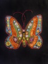 Butterfly beaded