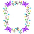 Butterfly border / frame