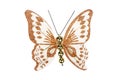 Butterfly Christmas tree ornament Royalty Free Stock Photo