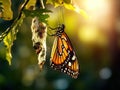 Butterfly chrysalis