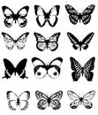 Butterfly collage