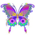 Butterfly Colorful Tattoo Style