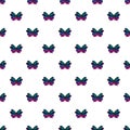 Butterfly demophoon pattern seamless