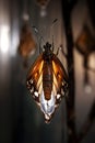 butterfly emerging from a chrysalis, symbolizing transformation