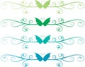 Flower and butterfly drawing background Royalty Free Stock Photo