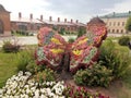 Butterfly from flowers