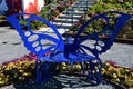 Butterfly Garden at The Flower Fields in Spring in Carlsbad, California Royalty Free Stock Photo