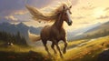 Detailed Horse Wallpaper Backgrounds With Lively Movement Portrayal