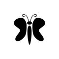 Butterfly graphic design template isolated