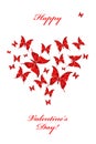 Butterfly heart