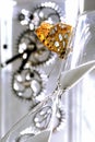 Butterfly is on Hourglass against Time Cogs Gears Royalty Free Stock Photo