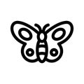 Butterfly Icon Vector Symbol Design Illustration Royalty Free Stock Photo