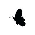 Butterfly icon vector. moth illustration sign. insect symbol or logo.