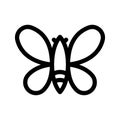 Butterfly Icon Vector Symbol Design Illustration Royalty Free Stock Photo
