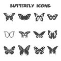 Butterfly icons